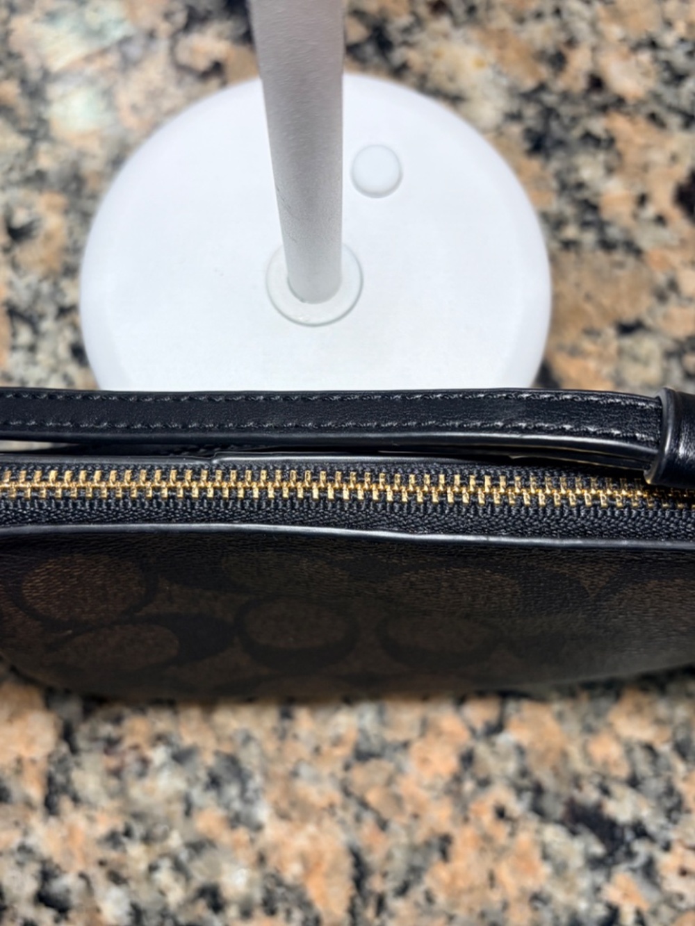 Coach Corner Zip Wristlet - Picture 4 of 5